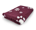 Tapis Vet Bed Motif Pattes Bordeaux