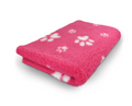 Tapis Vet Bed Motif Pattes Fuchsia