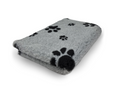 Tapis Vet Bed Motif Pattes Gris