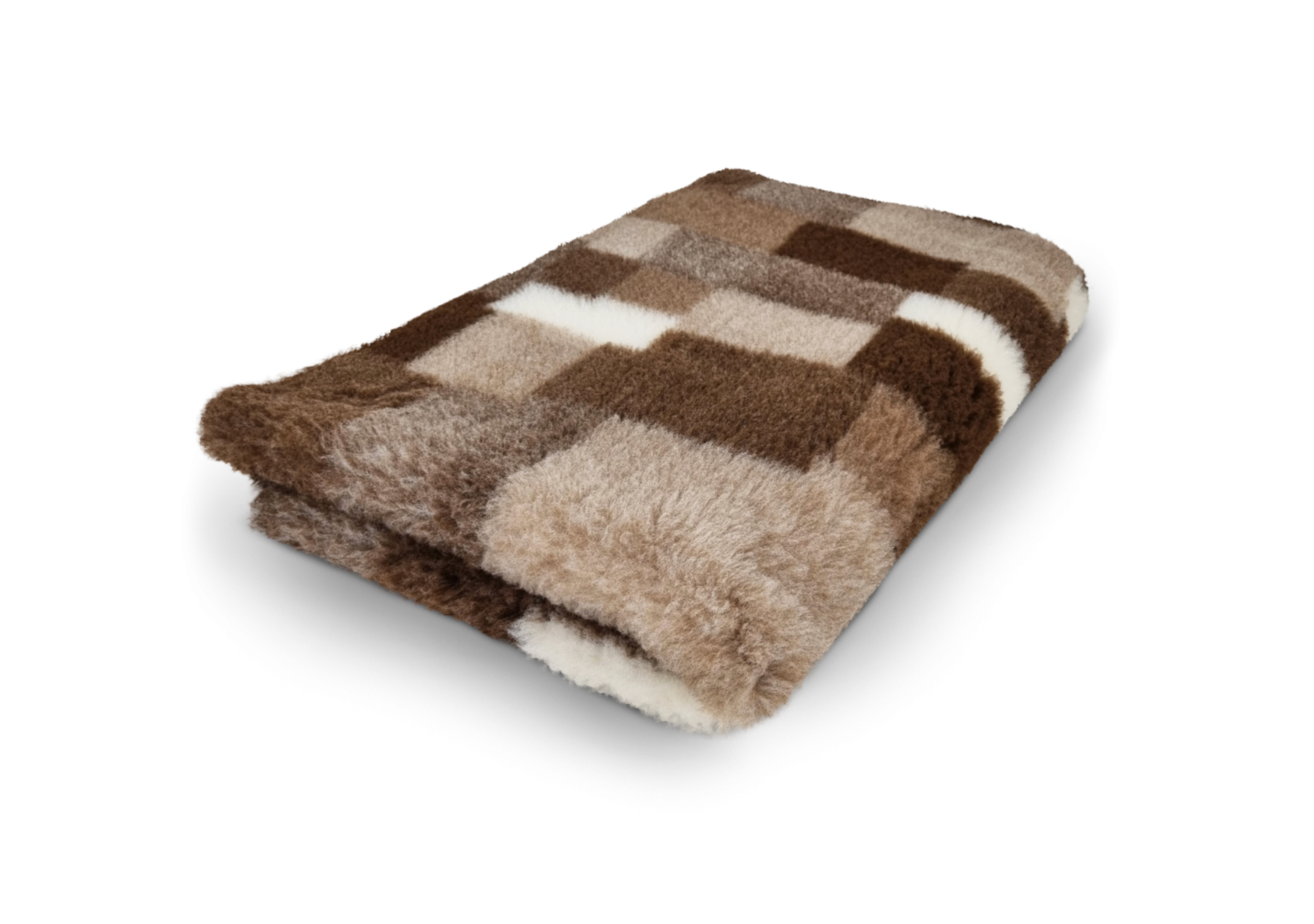 Tapis Vet Bed Patchwork Marron