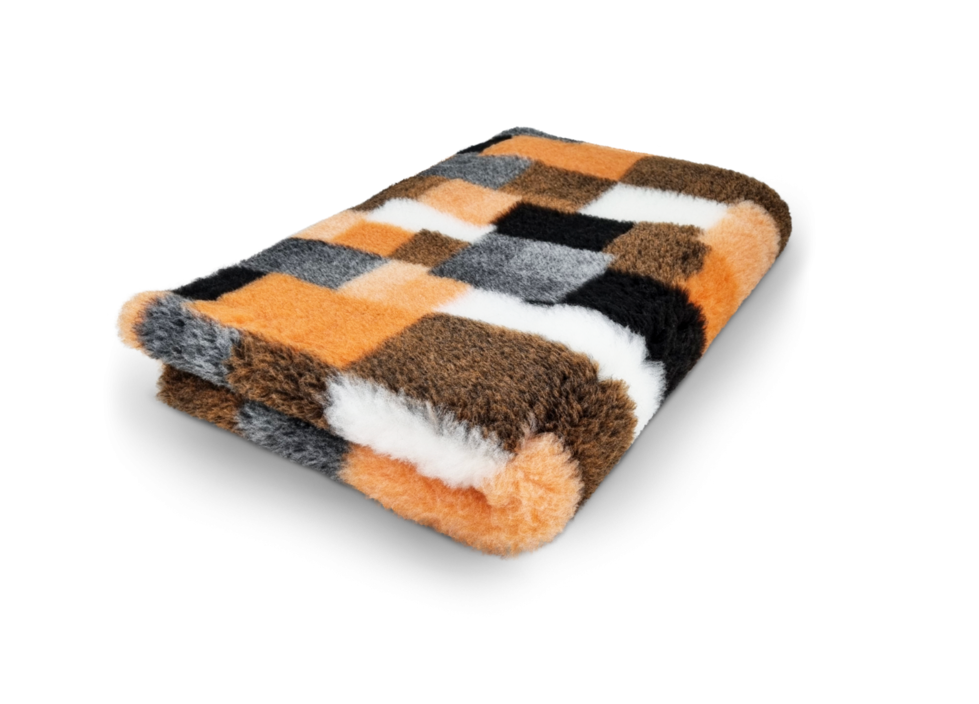 Tapis Vet Bed Patchwork Orange